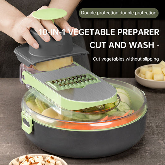 Multifunctional Vegetable Cutter: Household Kitchen Wiper Shredder for Efficient Food Preparation