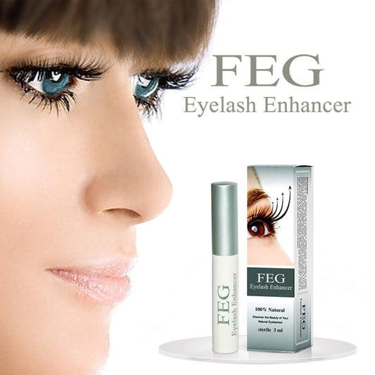 100% Original 3ml FEG Brand Eyelash Serum - Herbal Treatment for Natural Lengthening