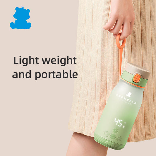 Portable Rechargeable Smart Milk Kettle - Convenient Baby Milk Warming on the Go